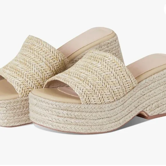 Platform Slip on Espadrille Sandals - Picture 4 of 5